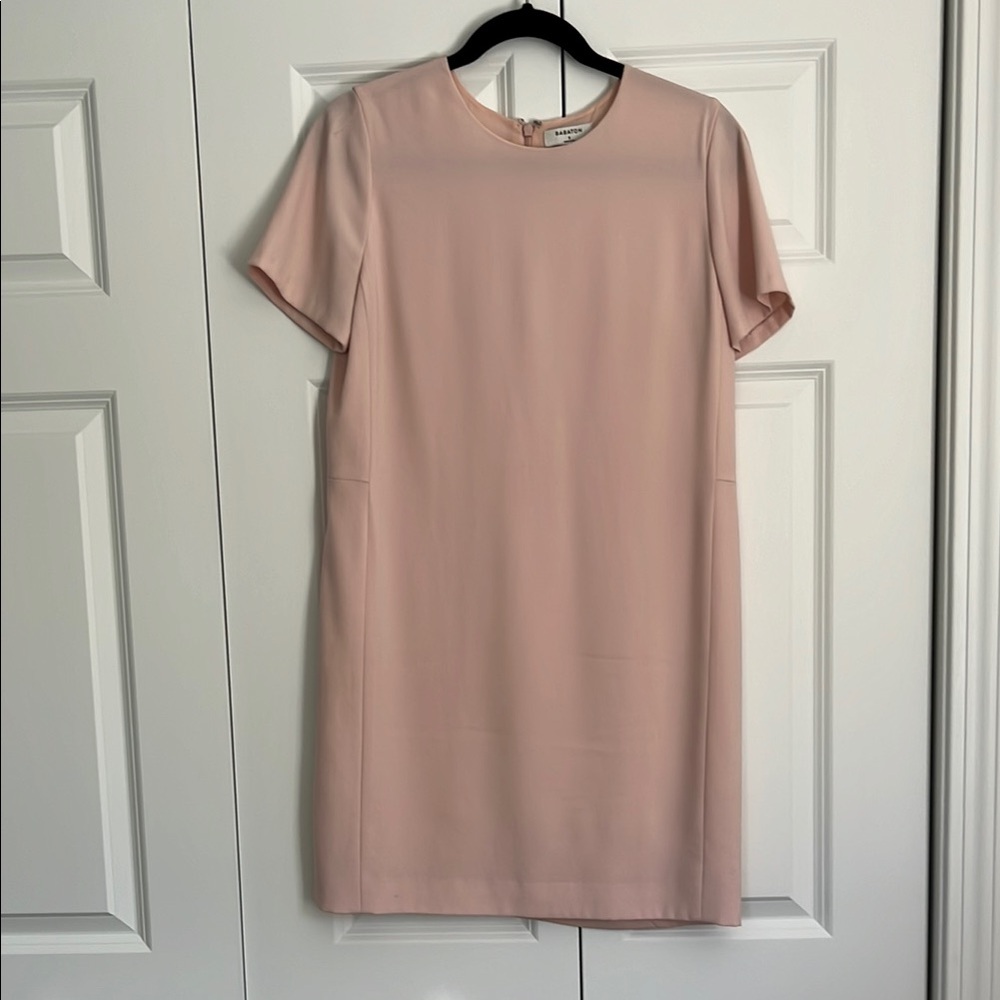 Babaton Pink Short Sleeve Dress